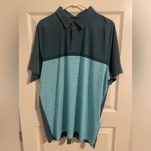 Under armour blue polo